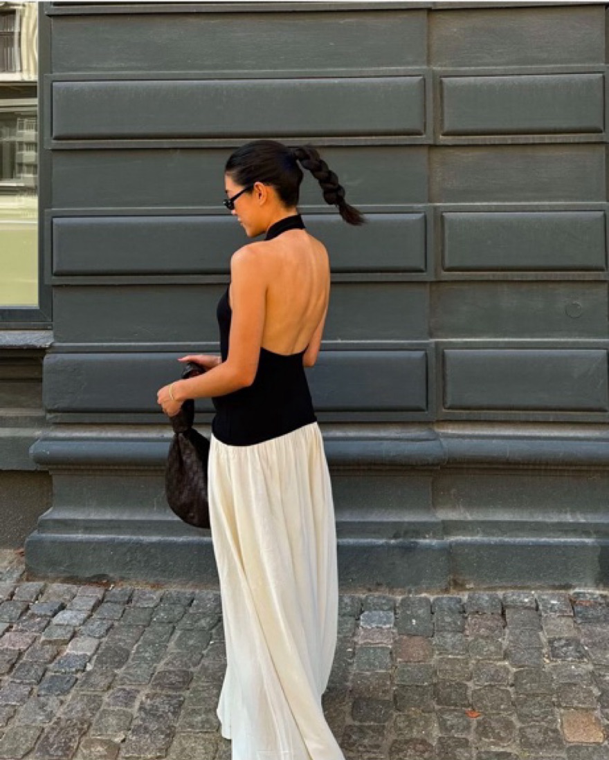 Solid & Striped Halter Soglio Dress by Solid & Striped - Pickle