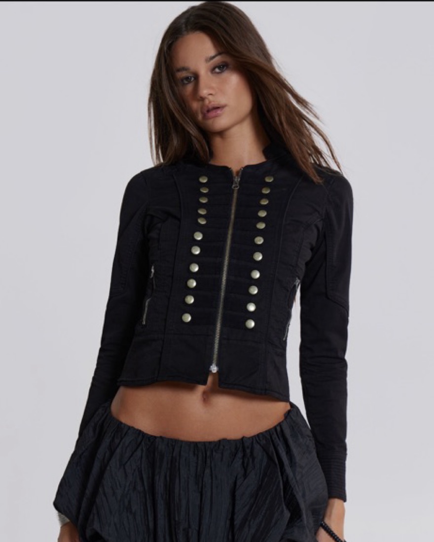 ジャケット・アウター Jaded London Brooklyn Coat Crash Leather Biker Jacket | Jaded London | Clothing