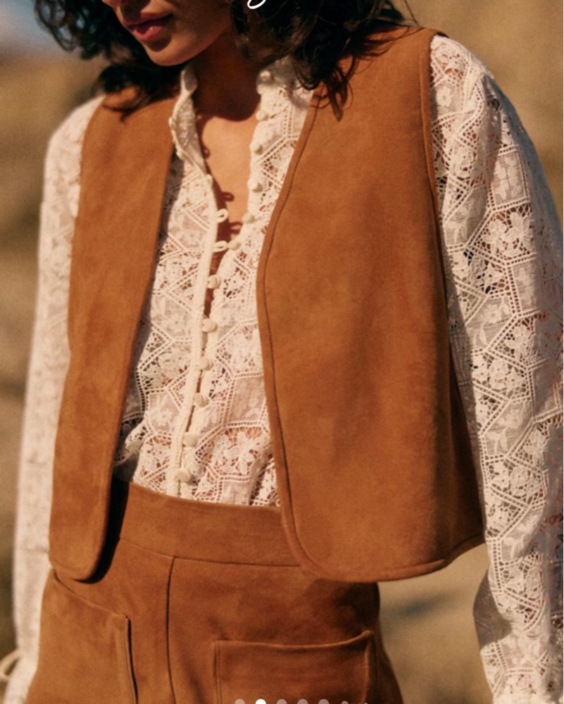 Sezane Faria Shirt by Sezane - Pickle