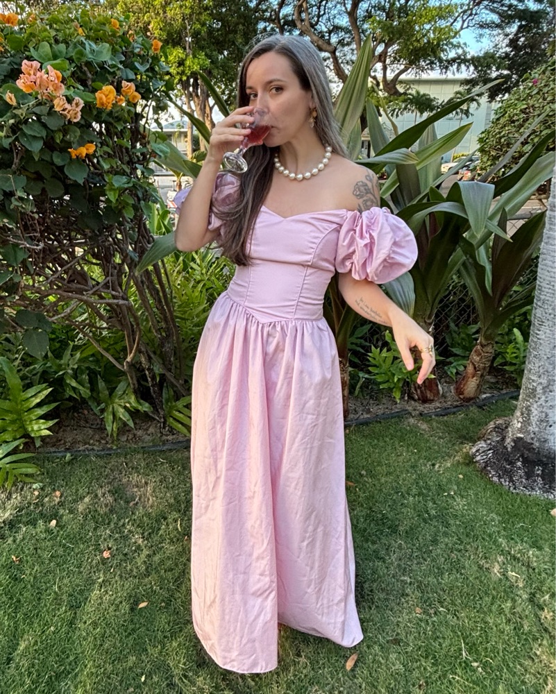 body cut out dress Black One Shoulder Maxi Choose your robes:Fourth From Left Shades of Blue Poplin Tie Back Maxi Designed in Los Angeles