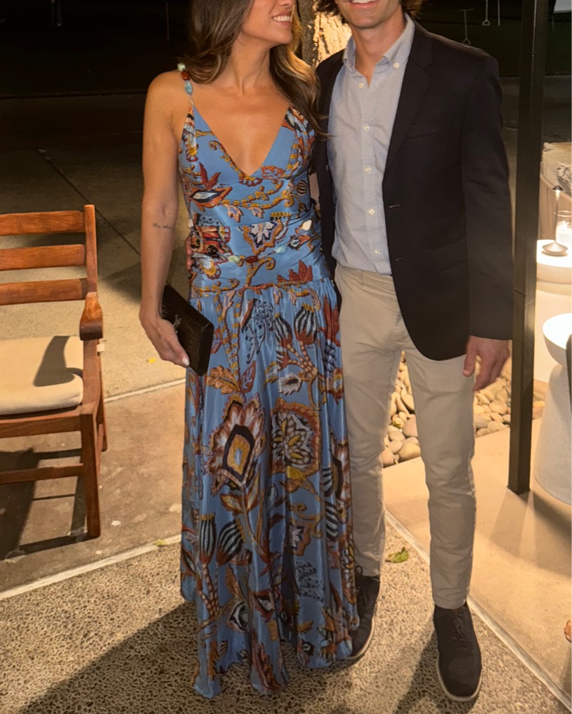blue sunset tapestry sleeveless midi dress Women's Own The Mood Sleeveless Floral Midi Dress in Teal