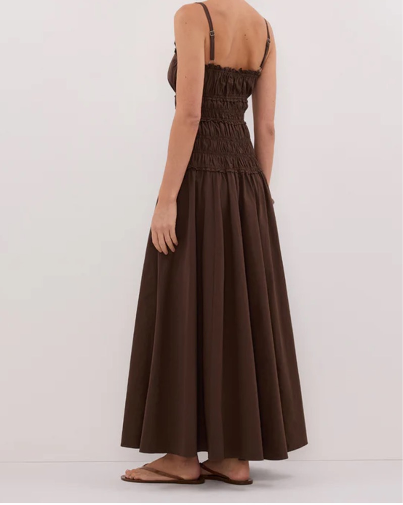 dissh brown maxi dress DISSH Brown Maxi Dress by Dissh