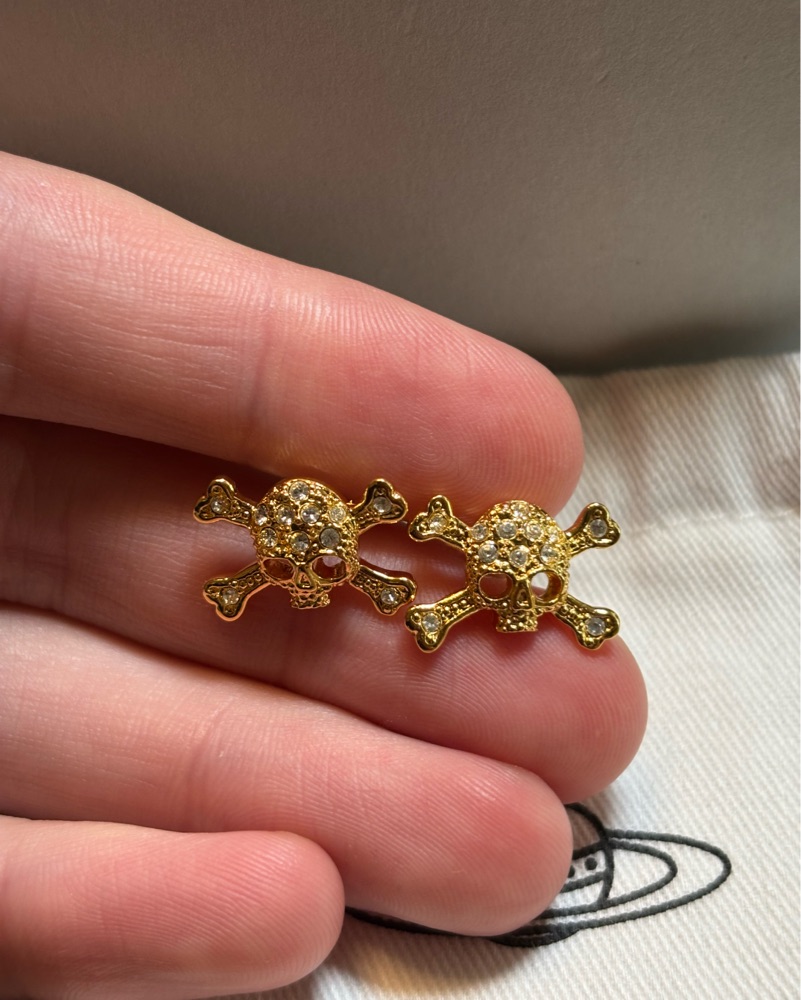 Vivienne Westwood Skull & Bones Earrings by Vivienne Westwood - Pickle