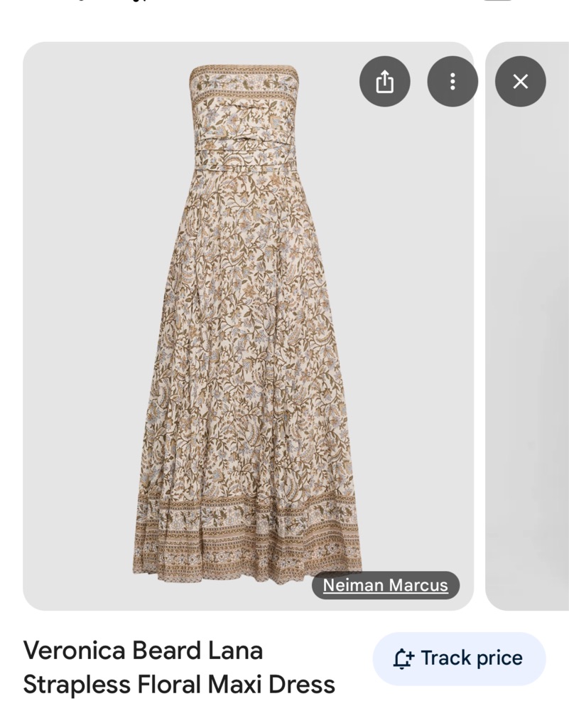 Veronica Beard Lana Floral Strapless Maxi Dress by Veronica Beard - Pickle