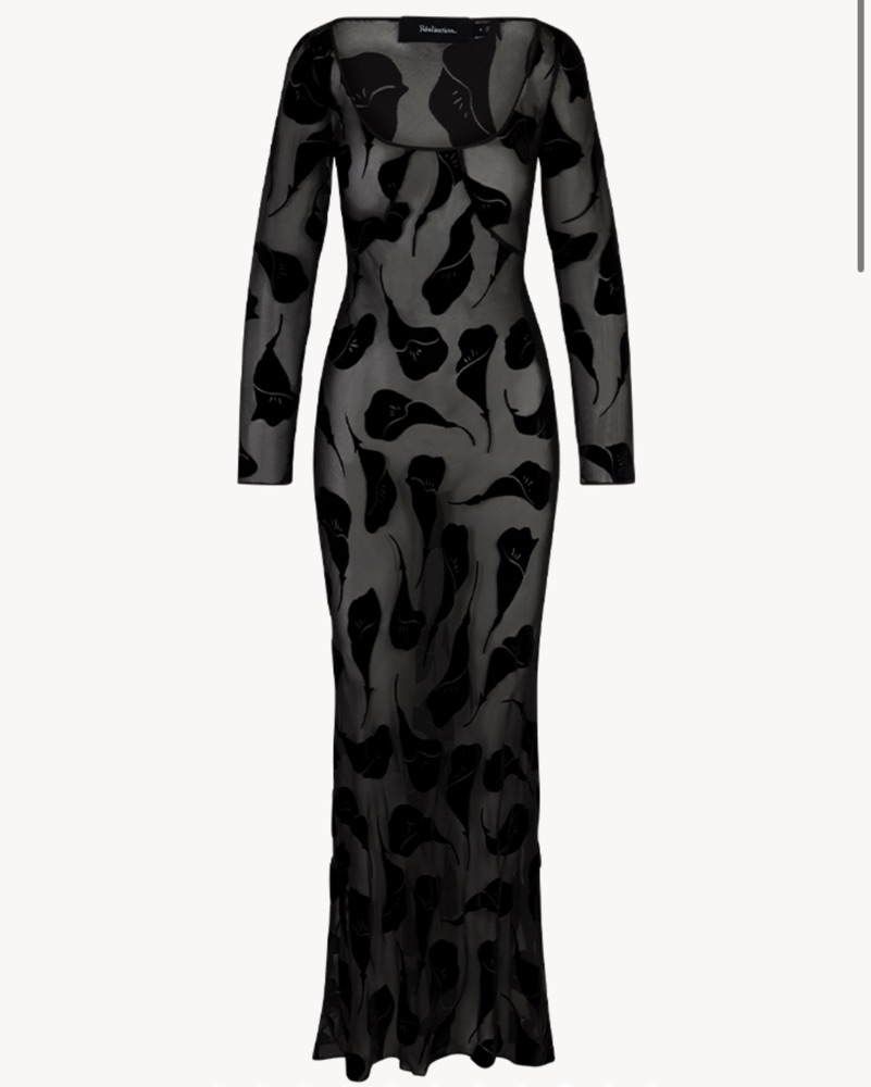 short wedding guest dresses for fall Classic Long Linen Dress in Black main image 1