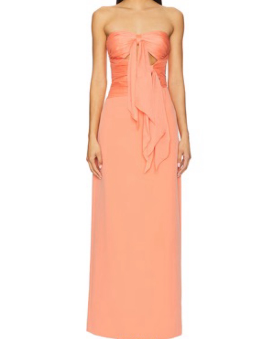 amur pink and orange dress Kai Asymmetrical Dress by AMUR, Size: 6 at Anthropologie