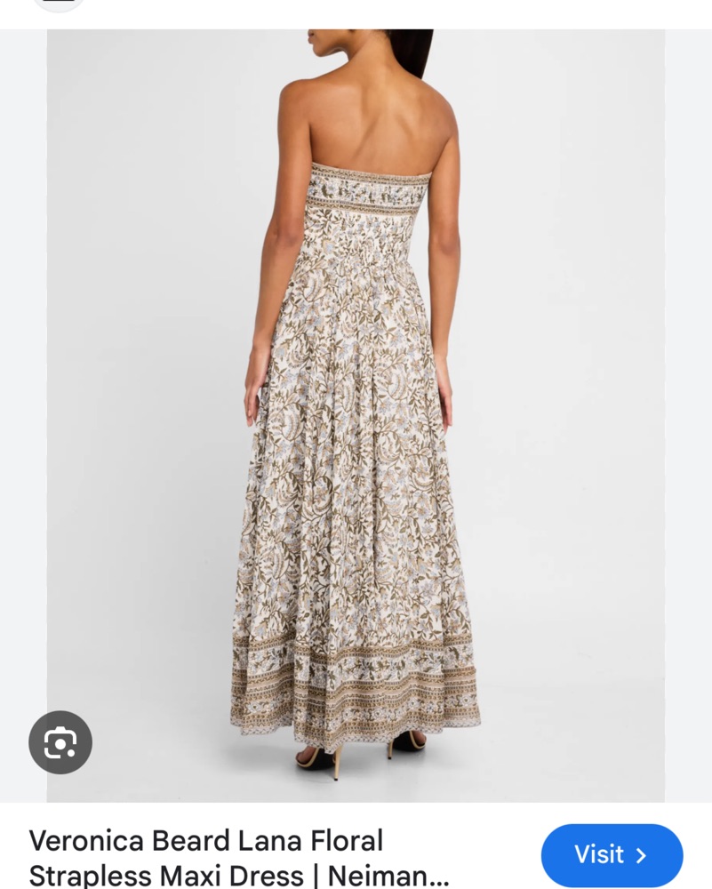 Veronica Beard Lana Floral Strapless Maxi Dress by Veronica Beard - Pickle