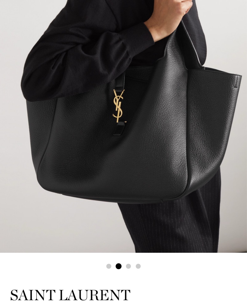 Saint Laurent Le 5 A 7 Bea Leather Tote | Pickle