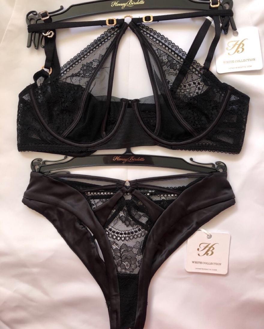 Honey Birdette Jacqui 3-piece Lingerie by Honey Birdette