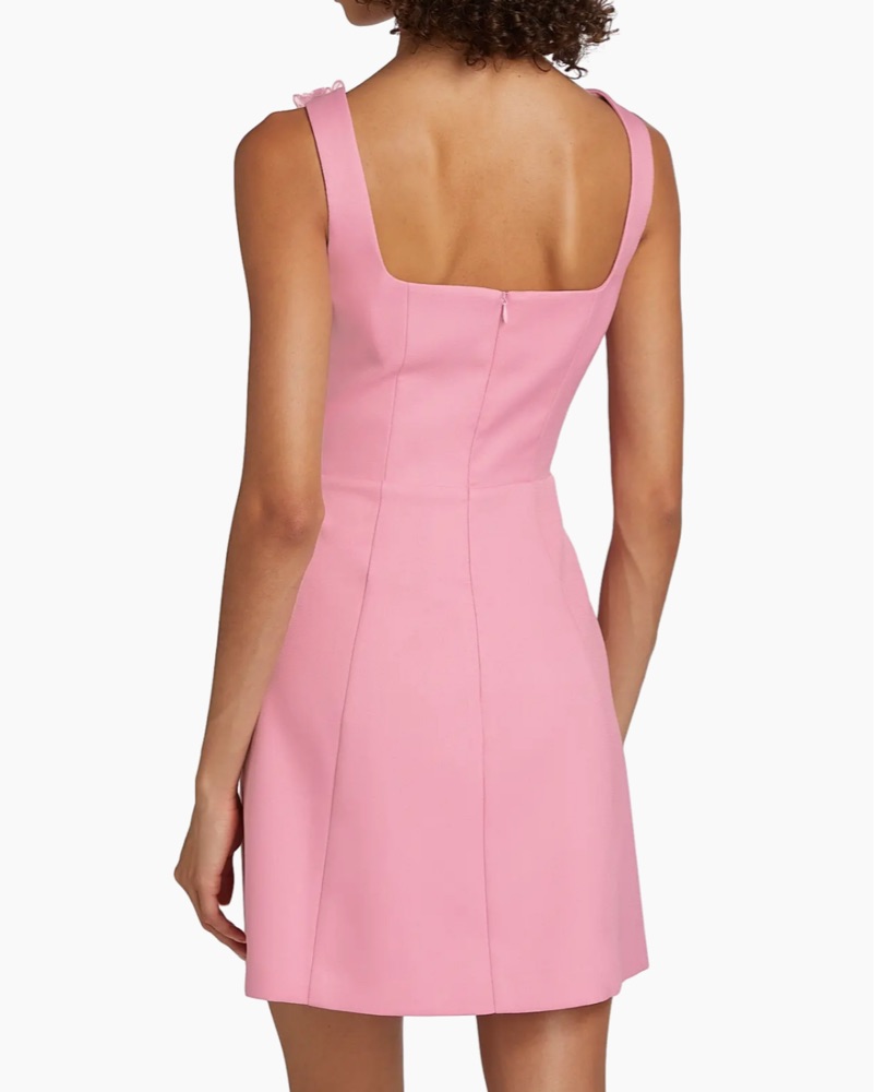 Elliat Bruges Floral Appliqué Minidress by Elliatt - Pickle