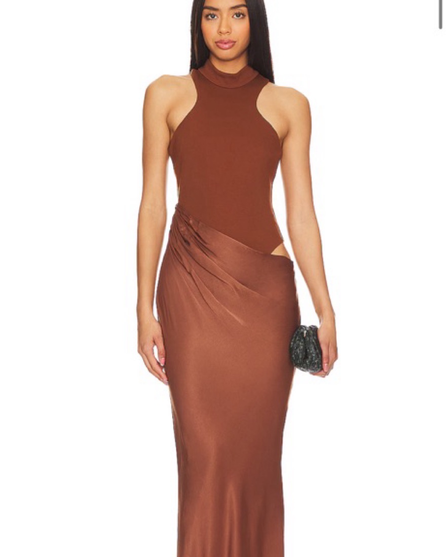 estrella maxi dress in black camila coelho Estrella Maxi Dress de Camila Coelho: Inesperado!
