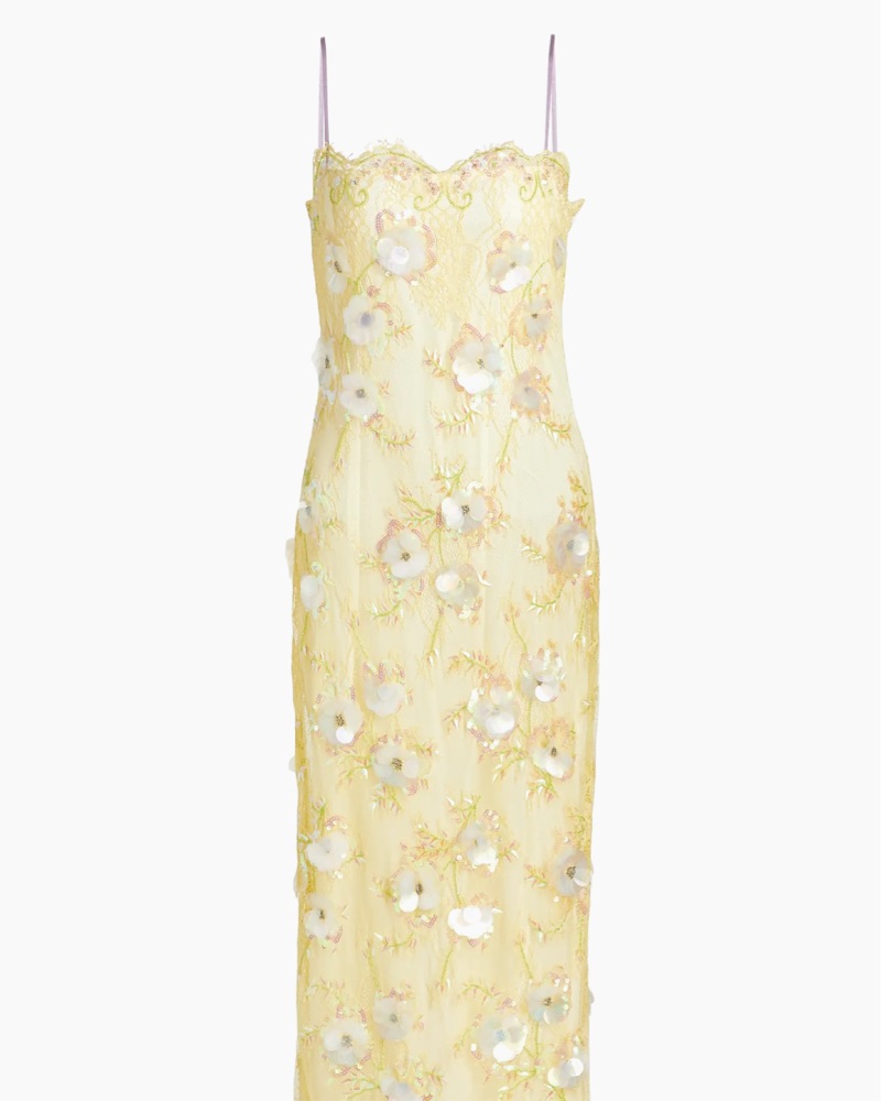 LoveShackFancy Emalia Sequin Dress by LoveShackFancy - Pickle