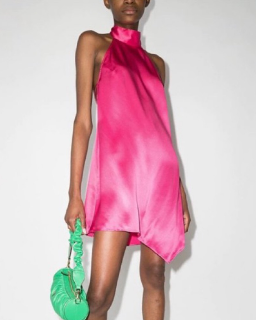 Reformation Briea Halter Pink Dress by Reformation - Pickle