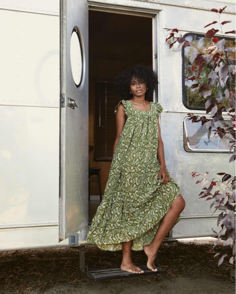 Ulla Johnson Olive Green Gianna Dress by Ulla Johnson | Pickle