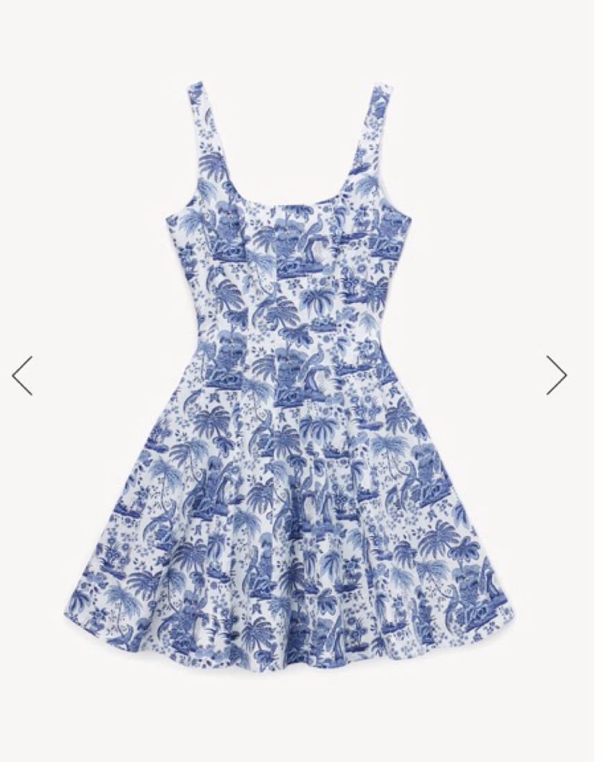 staud wells denim dress STAUD Mini Wells Dress