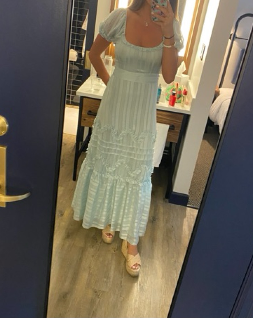 Loveshackfancy Green Maxi Dress by LoveShackFancy - Pickle