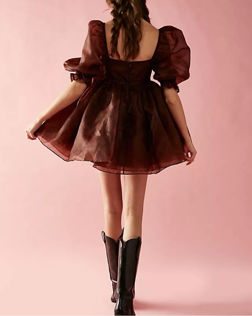 selkie brown puff dress The Puff Dress