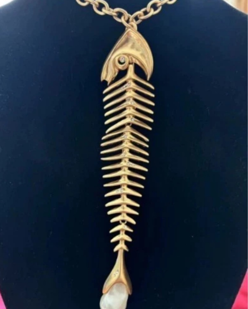 Schiaparelli Fish Necklace by Schiaparelli - Pickle