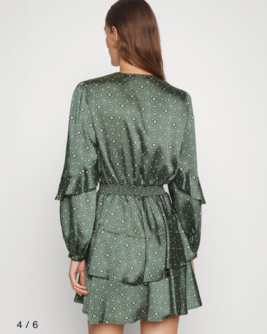 claudie pierlot green dress Designer BNWT Claudie Pierlot Size 8 36 FR Wasabi Green Midi Women's Dress