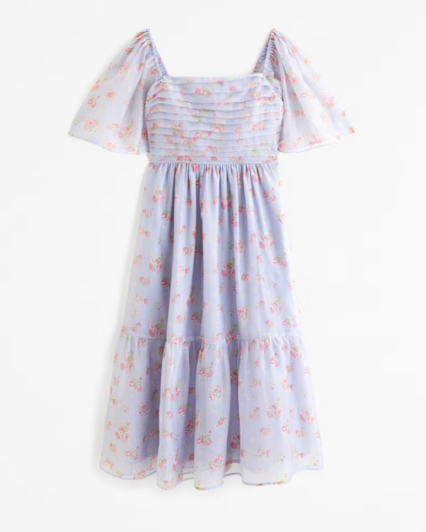 emerson angel sleeve midi dress The Best Fall Wedding Guest Dresses