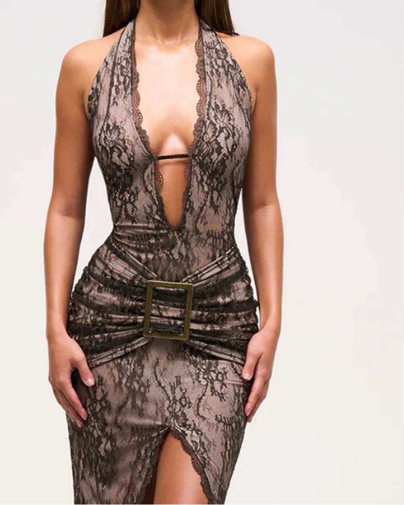 murci lace dress Catalina Long Sleeve Lace Mini Dress  Lace Mini