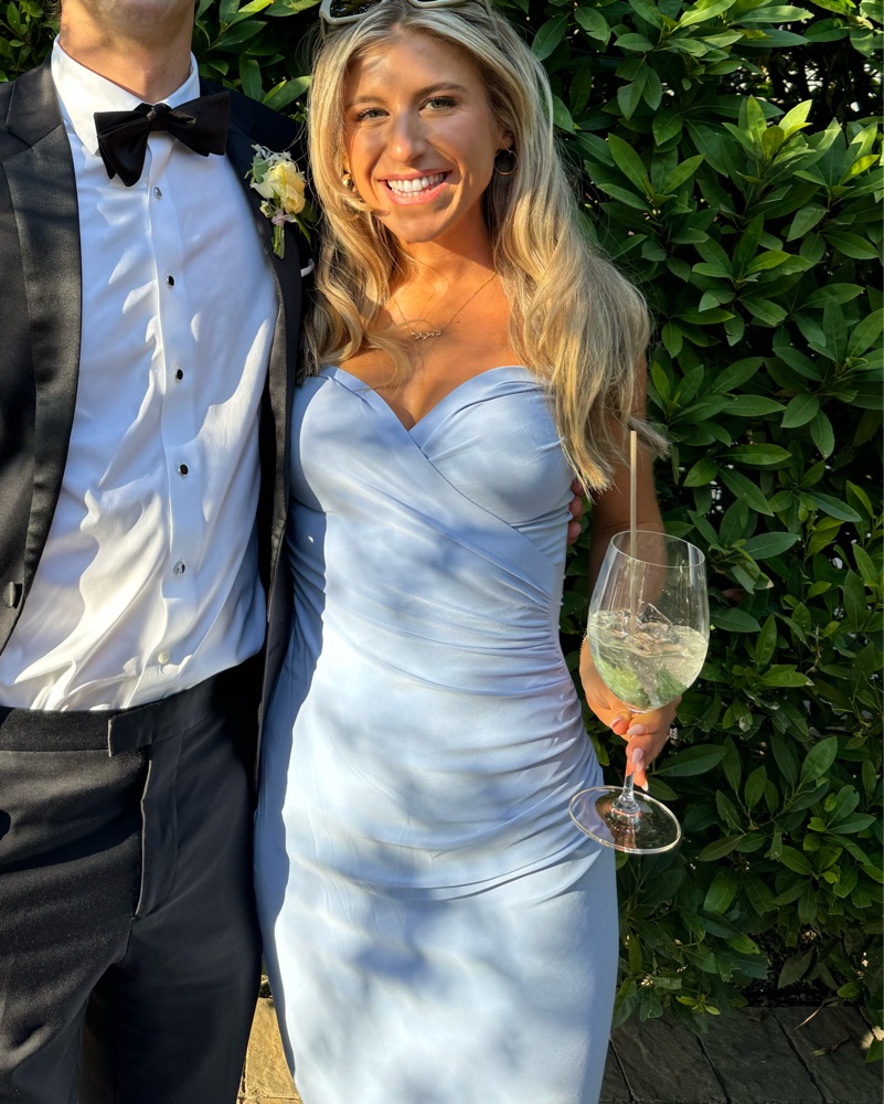 Halter Sweetheart Side Drape Gown by Norma Kamali - Pickle