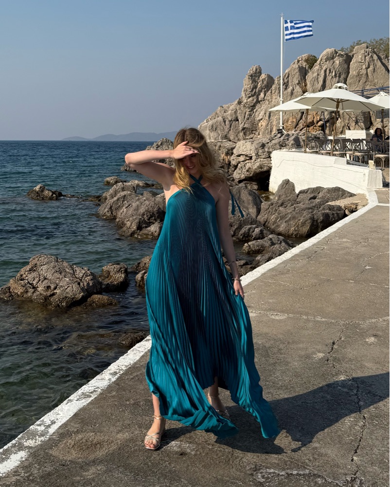 L'Idee Deesse Gown In Jewel by L'idee - Pickle