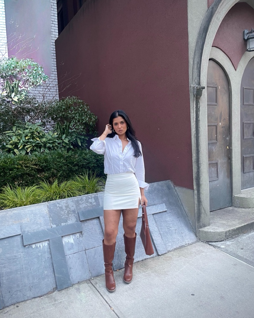 Zara White Skirt | Pickle