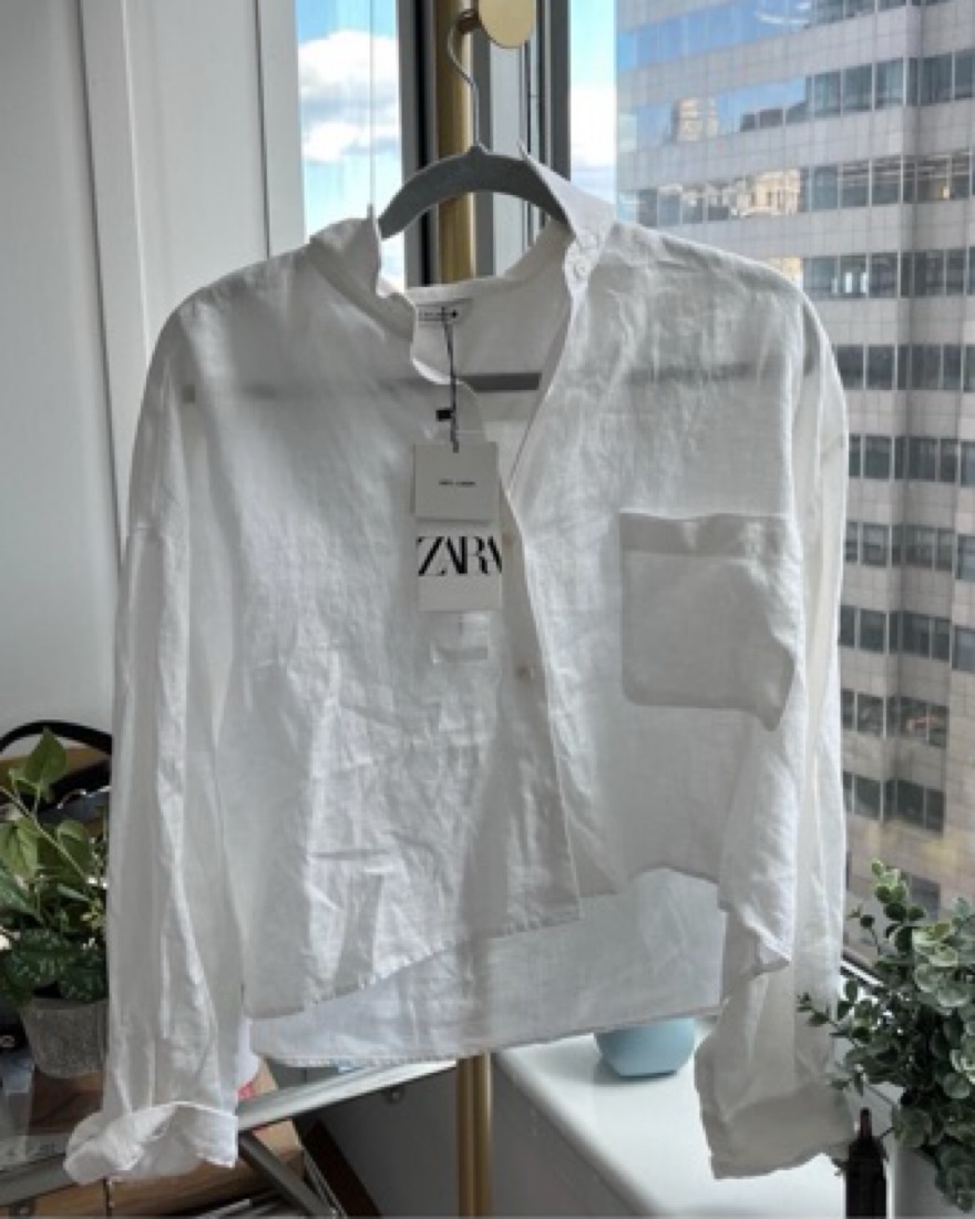 その他 linenil ZARA Linen Blend Halter Top L Ecru | eBay