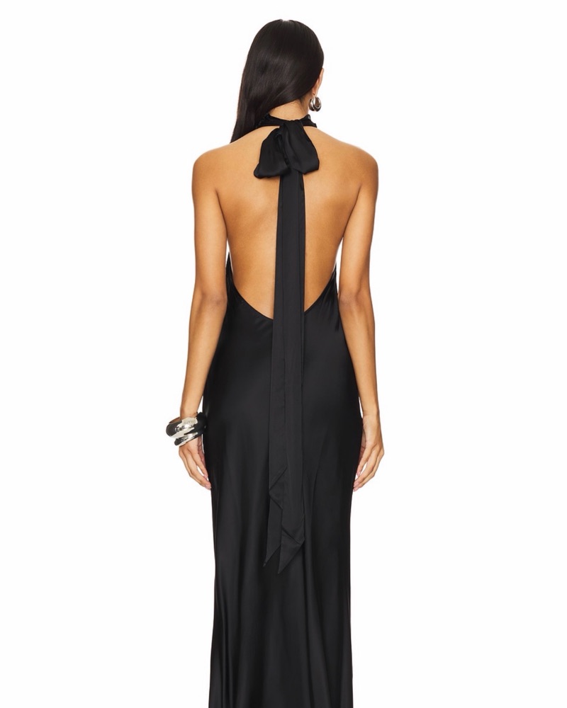 House of Harlow 1960 Astra Gown in Black by House of Harlow 1960 - Pickle