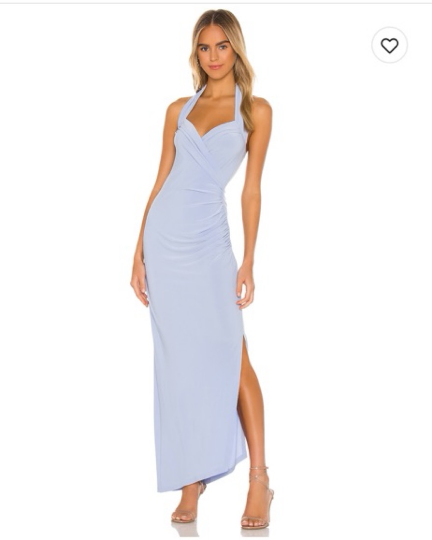 Norma Kamali Revolve Light Blue Dress by Norma Kamali - Pickle