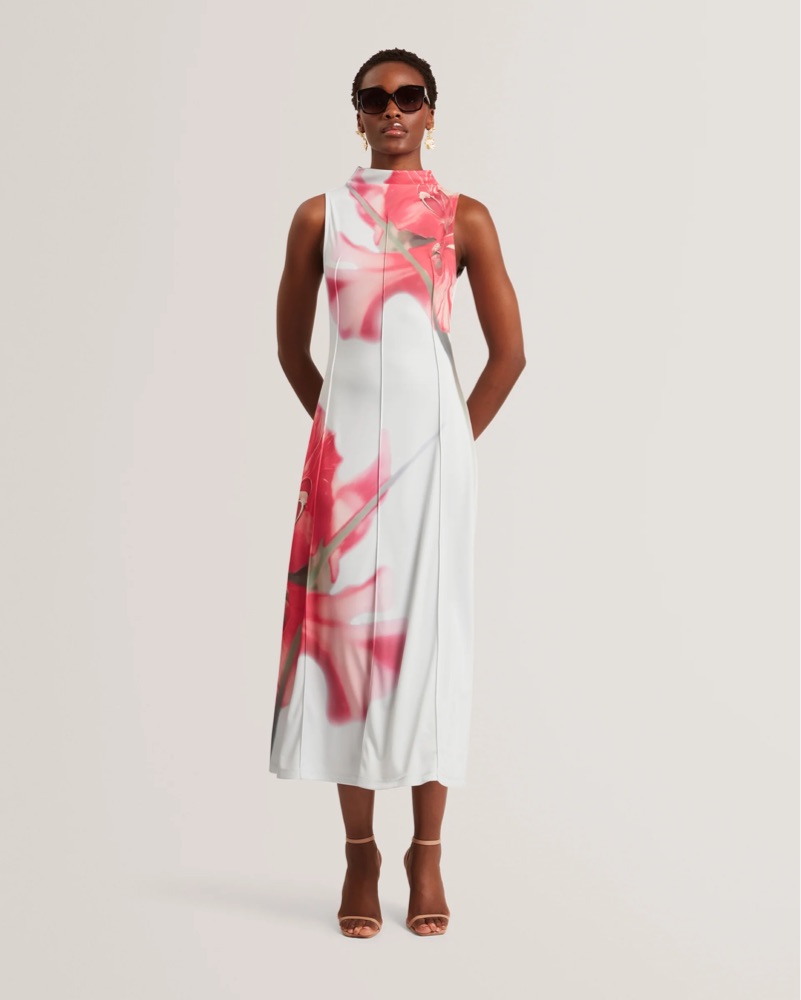 Ted Baker Rebehka Midi Dress by Ted Baker - Pickle