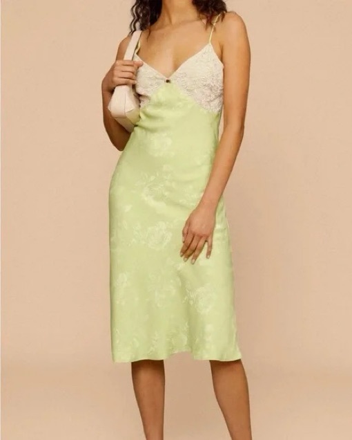 rouje green dress Dress Ramira Spring-Garden-Vert – The Eastlet main image 0