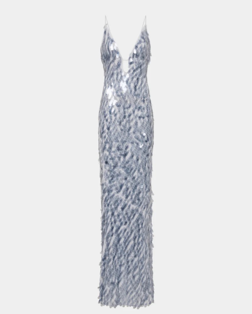Misha Sapphire Sequin Dress by MISHA - Pickle