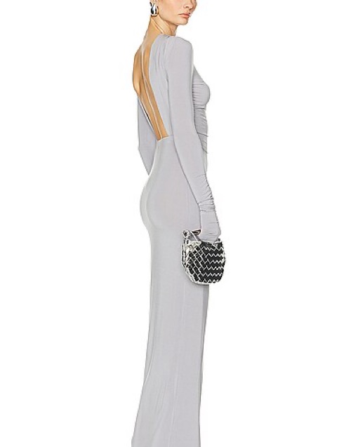 Helsa Jersey Backless Maxi Dress by Helsa - Pickle