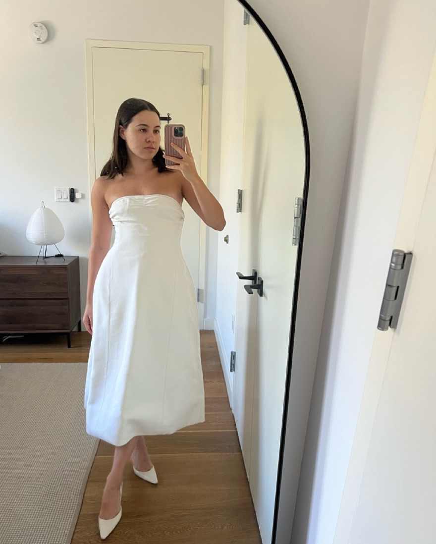 Khaite White Blume Dress Bridal by Khaite - Pickle
