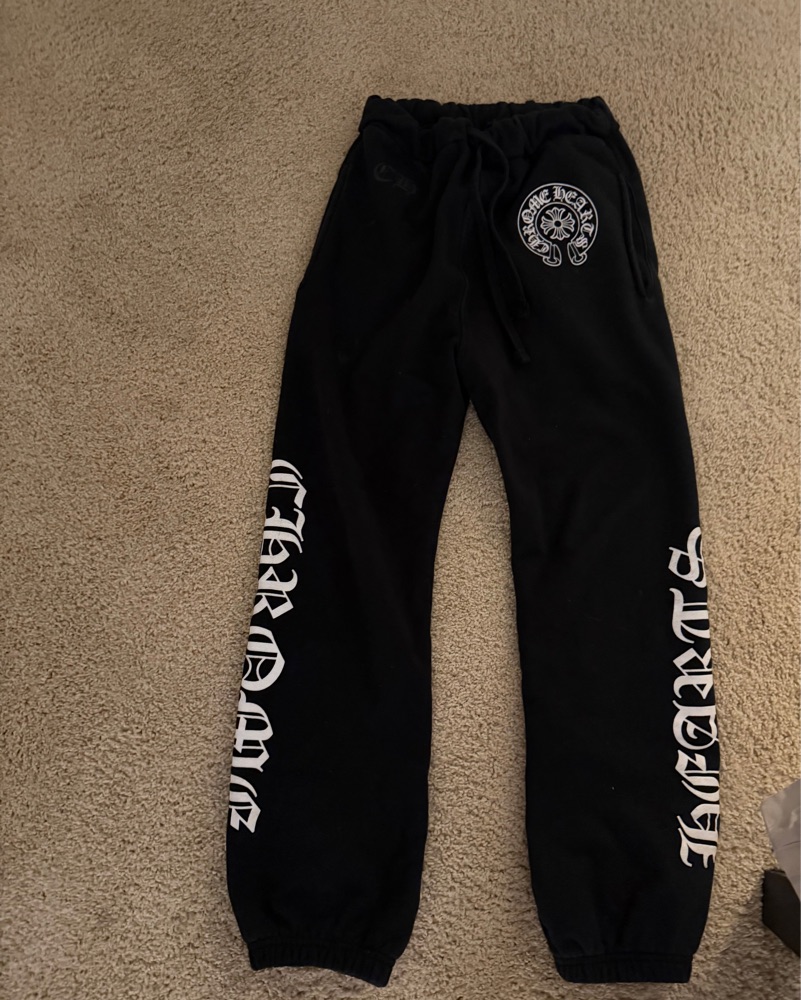 Chrome Hearts Horse Shoe Logo Sweatpants by Chrome Hearts - Pickle