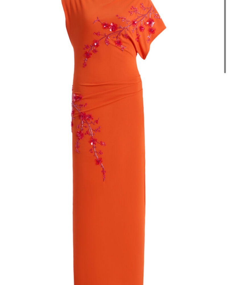 des_phemmes exclusive embellished silk maxi dress Embellished Crepe De Chine Maxi Dress By Des Phemmes | Moda Operandi