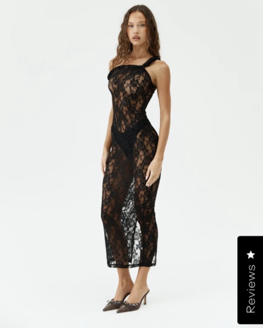JOHANSEN THE LONG LACE POPPY DRESS by Johansen - Pickle
