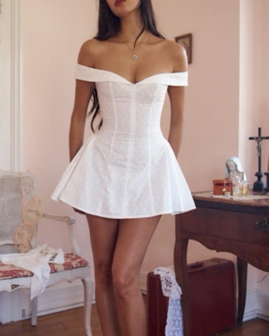 mirror palais kissing booth flared eyelet-cotton mini dress Mirror Palais - - Kissing Booth Flared Eyelet-Cotton Mini Dress - Black