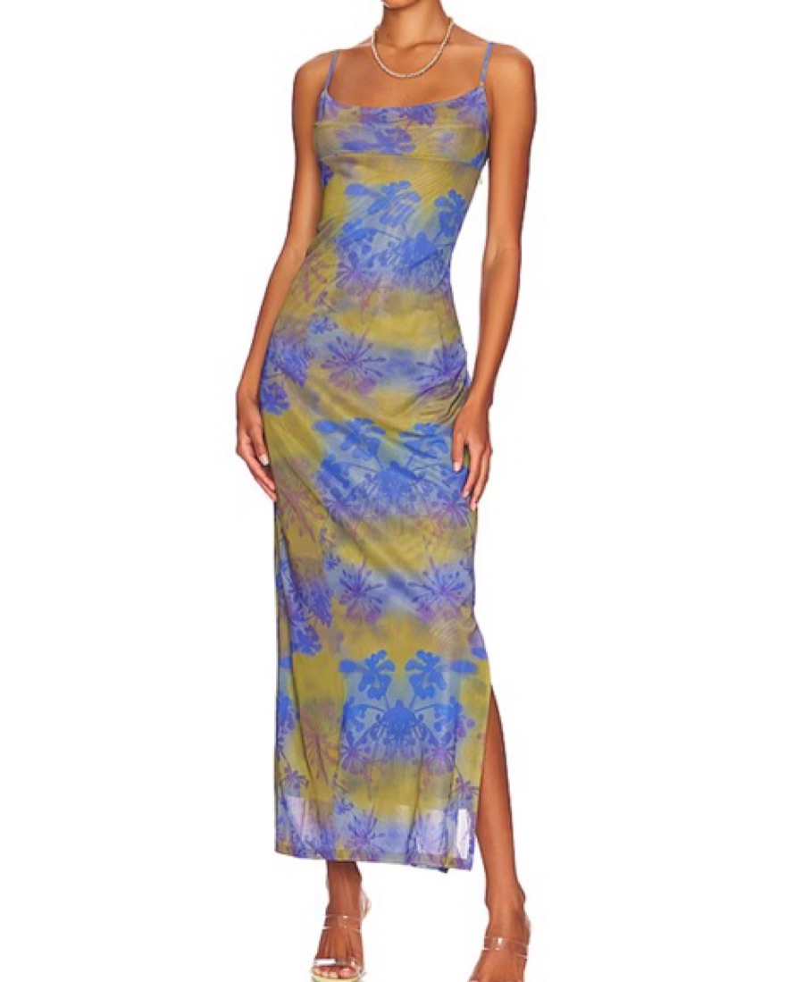 Miaou x Paloma Elsesser Thais Dress Mudd by Revolve - Pickle