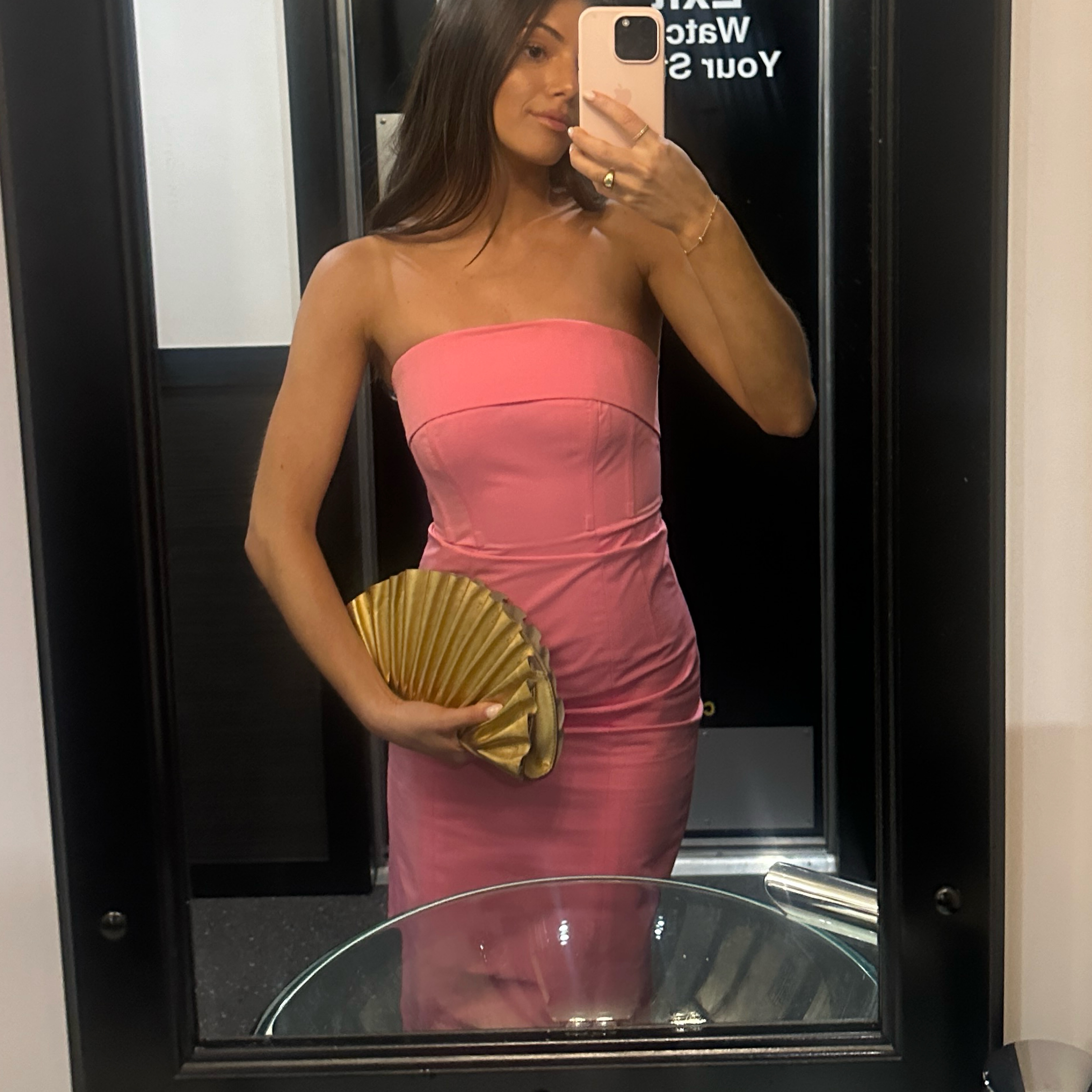 strapless open back dress Ruched Strapless Sweetheart Blush Pink Chiffon Mismatched Bridesmaid Dresses
