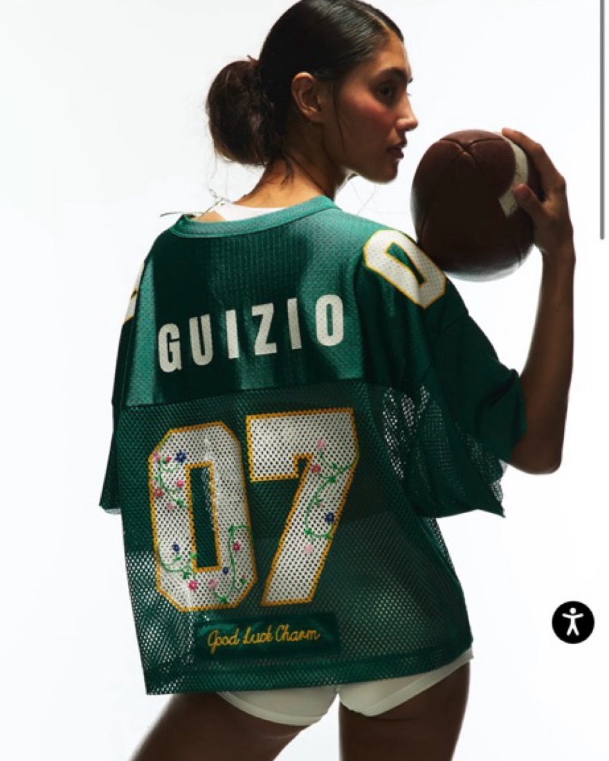 Guizio x Champion Football Jersey by Danielle Guizio - Pickle
