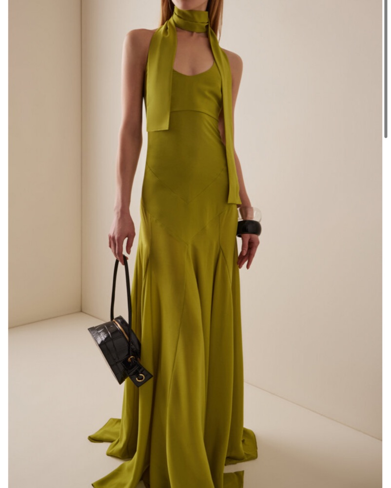Siedres Green Gown by SIEDRES - Pickle