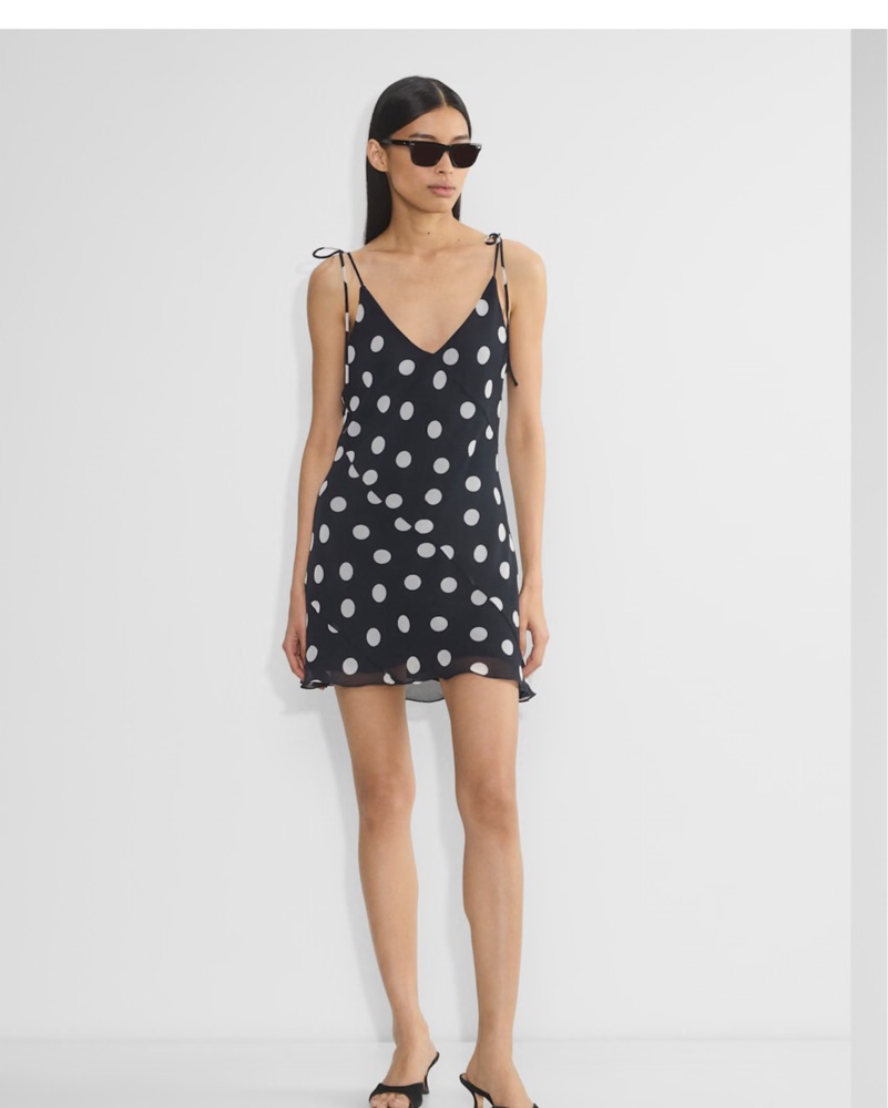 Aritzia Polka Dot Slip Dress by Aritzia - Pickle