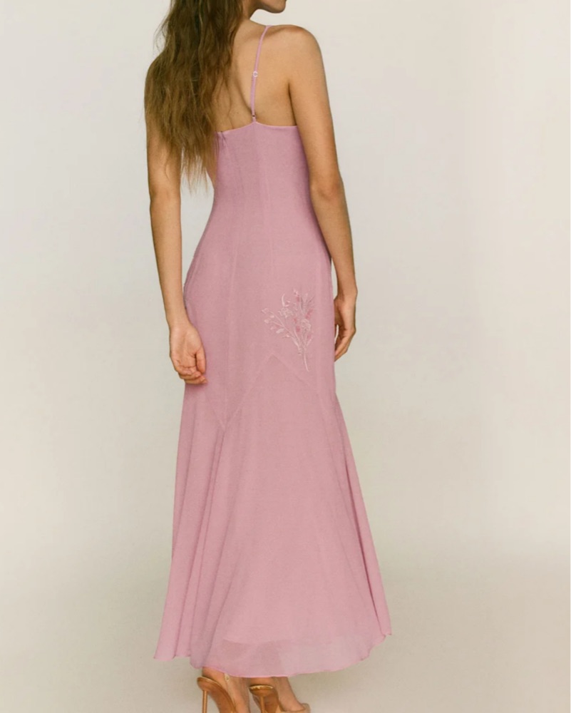 Reformation Ziva Dress by Reformation - Pickle