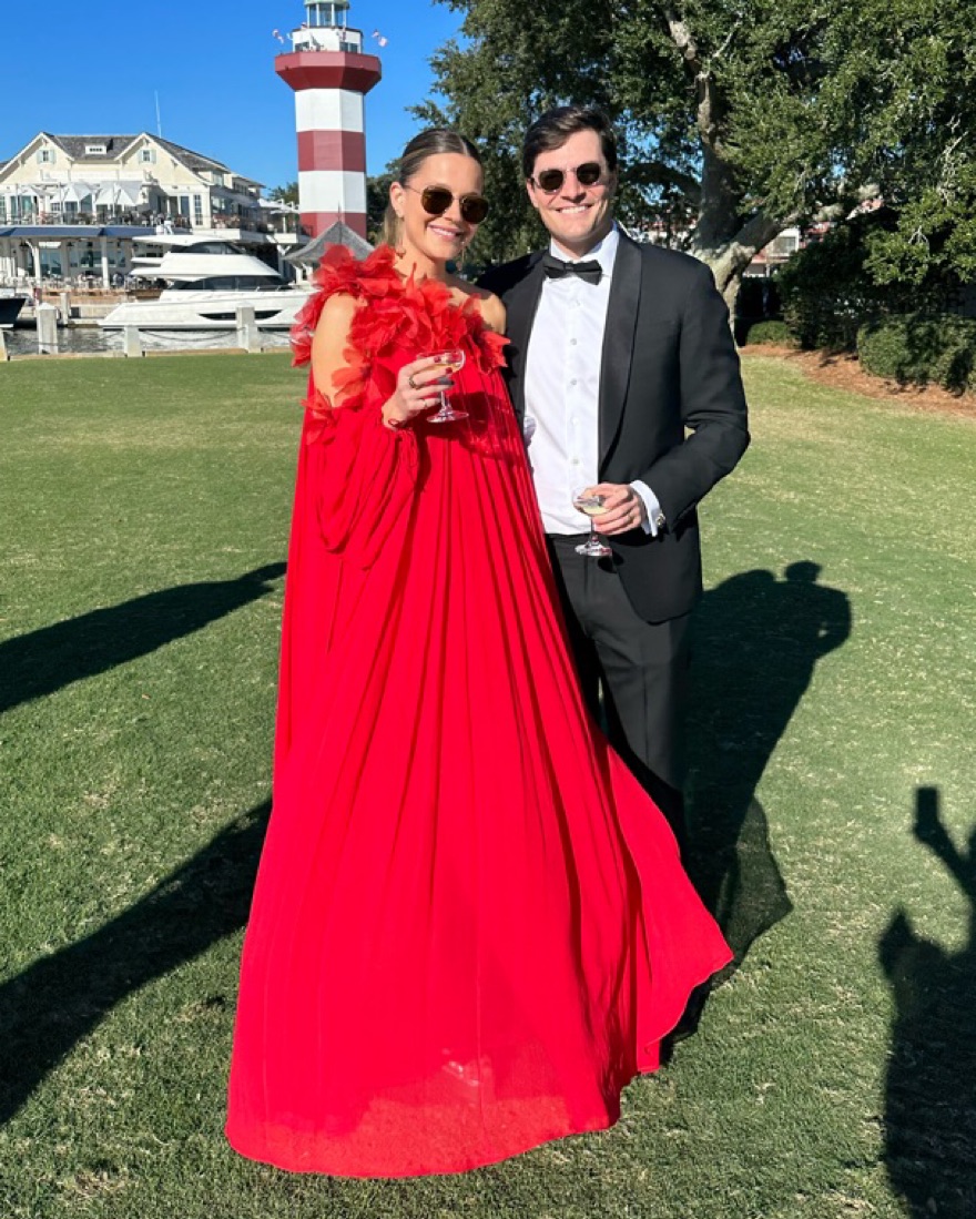 Oscar De La Renta Red Gown by Oscar de la Renta - Pickle