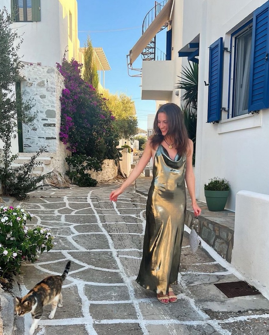 rat and boa gold slip dress Rat and Boa Olympia Sequin Midi – shortandsweethire