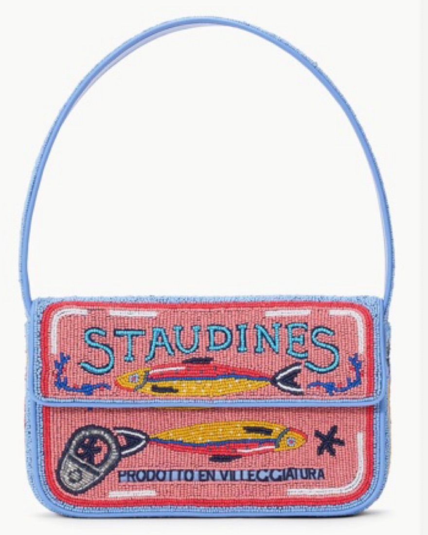 国内発| STAUD Staudines Pink イワシ ビーズショルダーバッグ STAUD TOMMY BEADED BAG STAUDINES PINK | Pickle