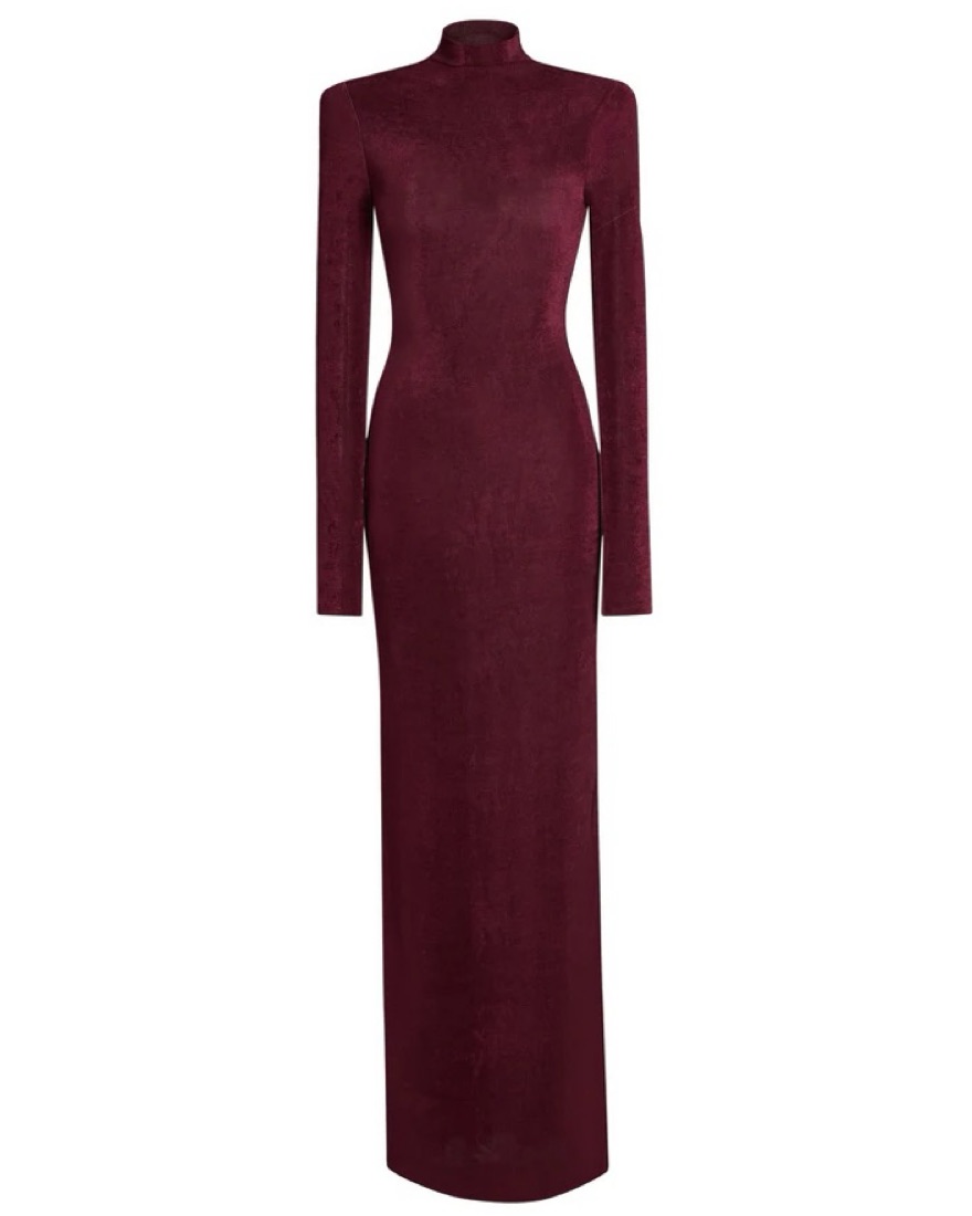 SER.O.YA Burgundy Maxi Dress by SEROYA - Pickle